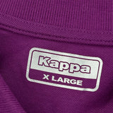 Kappa Polo Shirt - XL Purple Cotton