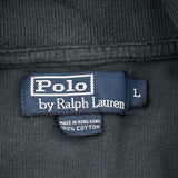Polo By Ralph Lauren 1/4 Zip - Large Green Cotton