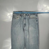 550 Levis Jeans - 36W 32L Light Wash Cotton
