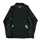 Nike Windbreaker - Large Black Polyester
