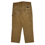 Dickies Carpenter Pants - 36W 31L Brown Cotton