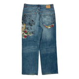 Ecko Unltd Hip Hop Jeans - 34W 31L Blue Cotton
