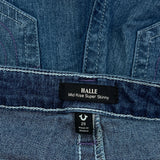 True Religion Skinny Jeans - 28W US 4 Blue Cotton Blend