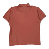 Vintage Lacoste Polo Shirt - Medium Red Cotton