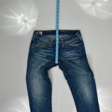 True Religion Skinny Jeans - 28W UK 6 Blue Denim