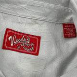 Woody'S Short Sleeve Shirt - 2XL Grey Polyester