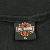 Las Vegas Harley Davidson Graphic Long Sleeve T-Shirt - XL Black Cotton