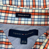 Tommy Hilfiger Checked Shirt - Large Red Cotton