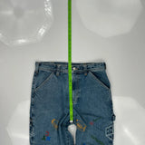 Unbranded Graphic Carpenter Jeans - 34W 30L Multicoloured Denim
