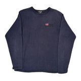 Polo By Ralph Lauren Sweater - Large Navy Cotton