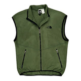 The North Face Vest - Large Green Polyester
