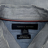 Tommy Hilfiger Striped Shirt - XL Blue Cotton
