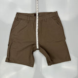Wolverine Cargo Shorts - 34W 10L Brown Cotton
