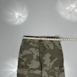 Wrangler Cargo Trousers - 32W 32L Camo Cotton