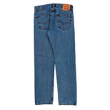 505 Levis Jeans - 32W 31L Blue Cotton