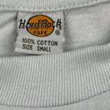 25Th Anniversary Hard Rock Cafe Graphic T-Shirt - Small White Cotton