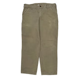 Carhartt Carpenter Trousers - 38W 32L Khaki Cotton