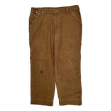 Carhartt Carpenter Pants - 38W 32L Brown Cotton Blend