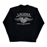 New Hampshire Harley Davidson Graphic Jacket - Medium Black Cotton