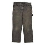 Carhartt Carpenter Trousers - 32W 30L Grey Cotton