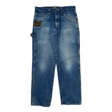 Wrangler Carpenter Jeans - 34W 32L Blue Cotton