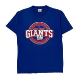 New York Giants Nfl T-Shirt - Large Blue Cotton