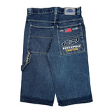 USA Jeans Southpole Graphic Denim Shorts - 31W 15L Blue Denim