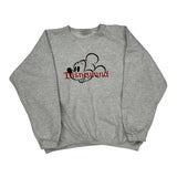 Made In USA Mickey Mouse Disney Graphic Sweatshirt - 2XL Gray Cotton
