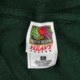 Blank Fruit Of The Loom Single Stitch T-Shirt - XL Green Cotton