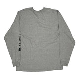 Carhartt Tall Long Sleeve T-Shirt - Large Grey Cotton