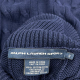 Ralph Lauren Sport Sweater - Small Navy Cotton