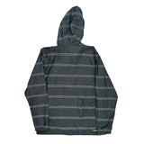 Oakley Striped Windbreaker - Large Black Polyester