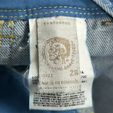Diesel Wide Leg Jeans - 30W UK 8 Blue Cotton