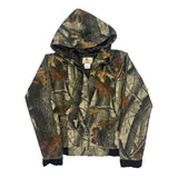 Wells Creek Camo Jacket - XL Khaki Cotton Blend