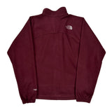 The North Face Fleece Jacket - Medium Burgundy Polyester