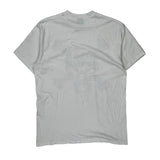 Skull And Crossbones Design Stussy T-Shirt - Medium White Cotton