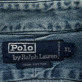 Polo By Ralph Lauren Denim Shirt - XL Blue Cotton