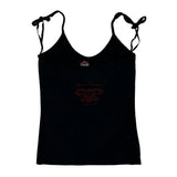 Harley Davidson Graphic Top - Large Black Cotton