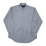 Yarmouth Ralph Lauren Shirt - Large Blue Cotton