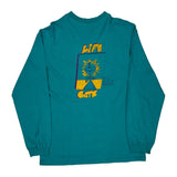 Lift Gate Hanes Single Stitch Long Sleeve T-Shirt - Large Green Cotton