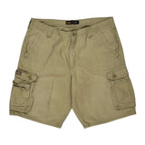 Lee Cargo Shorts - 36W 11L Beige Cotton