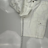 Tommy Hilfiger Cargo Shorts - 36W 10L White Cotton