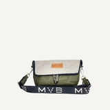 Double-Sided Crossbody Flop Bag soft earth