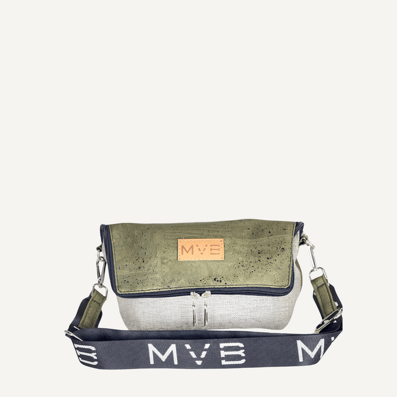 Double-Sided Crossbody Flop Bag soft earth