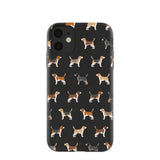 Black Beagle Buds iPhone 11 Case