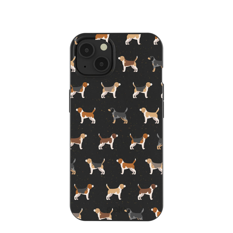 Black Beagle Buds iPhone 13 Case