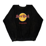 Hard Rock Cafe Hanes Sweatshirt - Large Black Cotton Blend