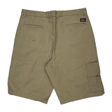 Dickies Cargo Shorts - 36W 11L Khaki Cotton