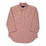 Age 8 Ralph Lauren Sport Shirt - Small Pink Cotton