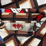 Up Ro'S Graphic Short Sleeve Shirt - 2XL Multicoloured Polyester